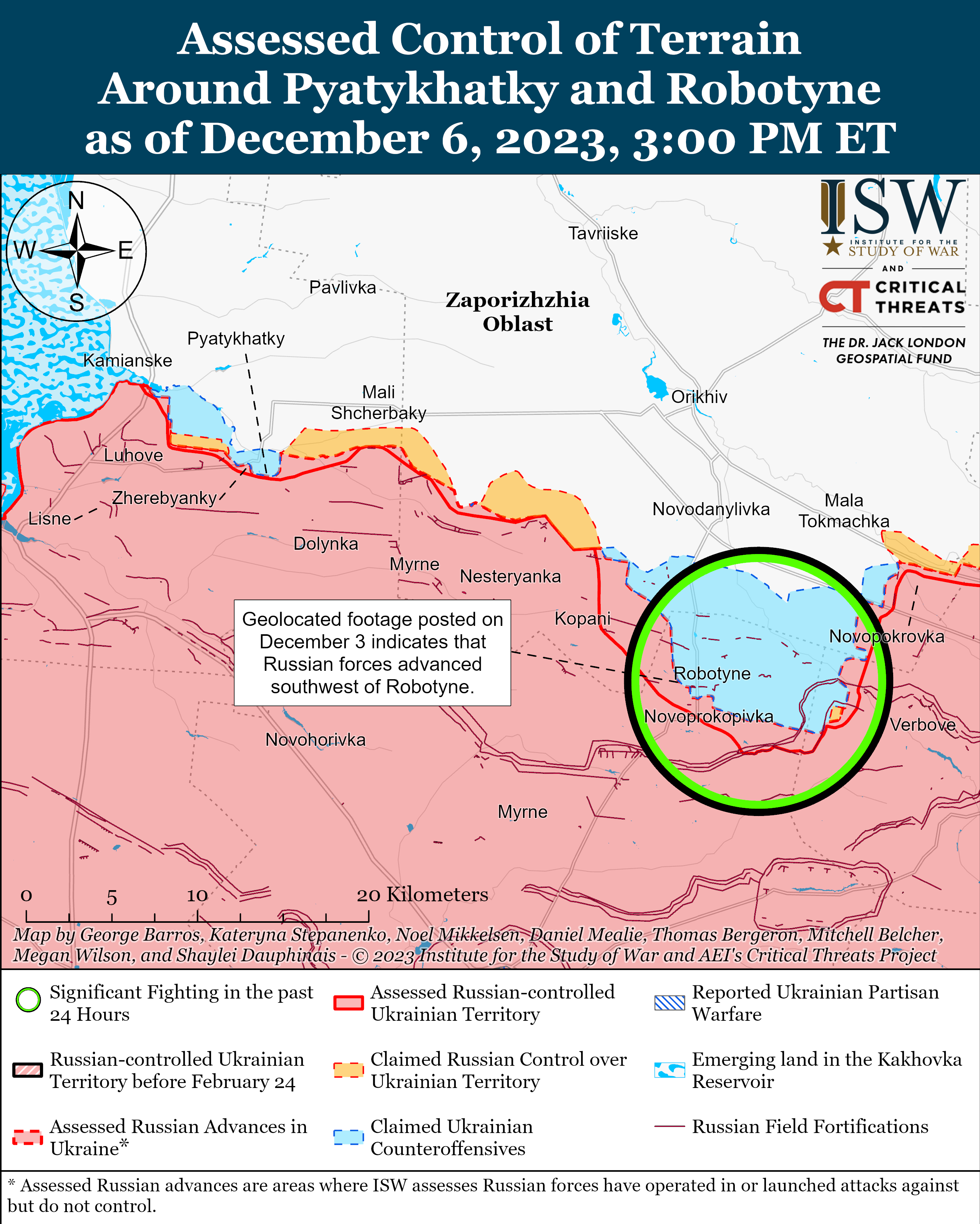 Russian Offensive Campaign Assessment, December 6, 2023 | Institute For ...